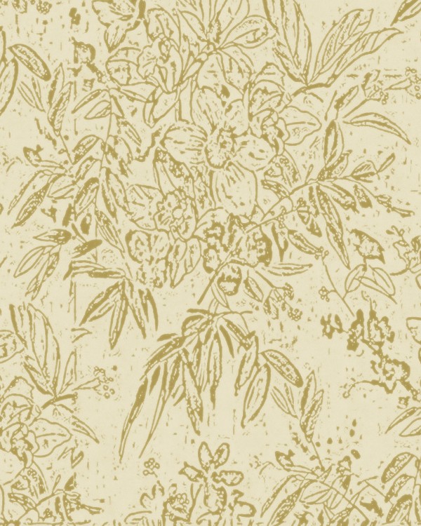 CHERRY ORCHARD Sand Wallpaper