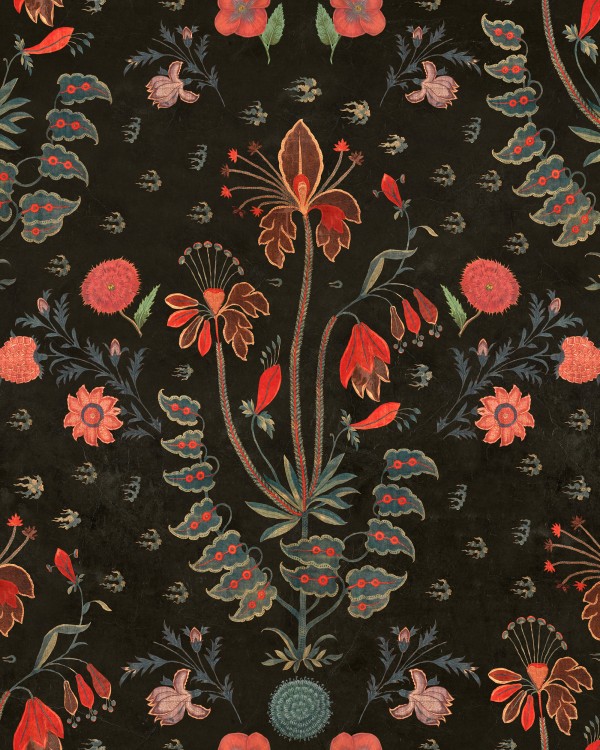 GYPSY Anthracite Wallpaper