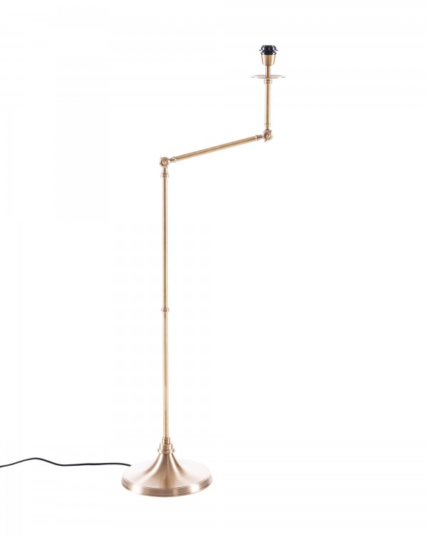 KRAMER  Floor Lamp in Antique Brass