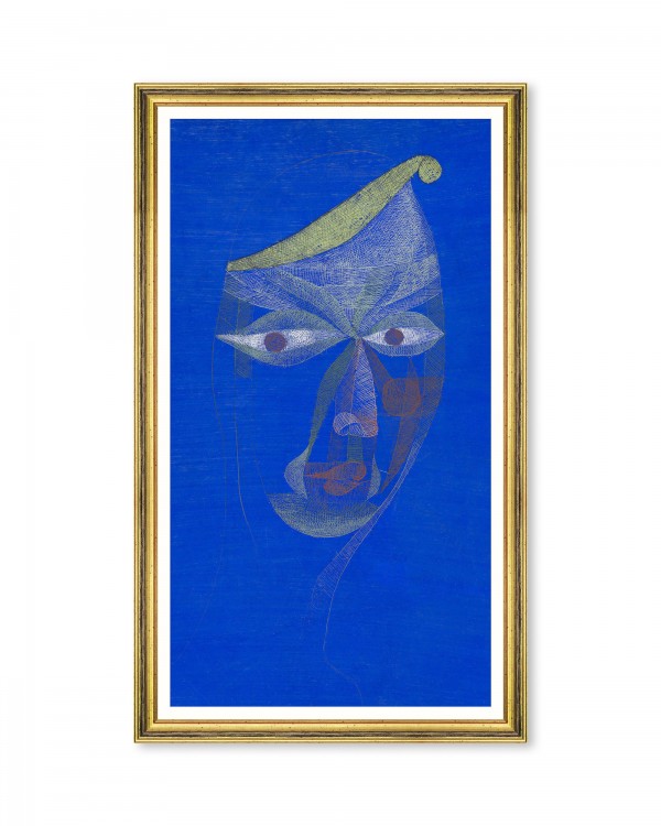 Portrait of an Oriental by Paul Klee Framed Art