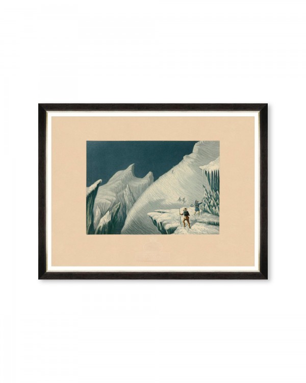 THE ASCENT OF MONTBLANC III Framed Art