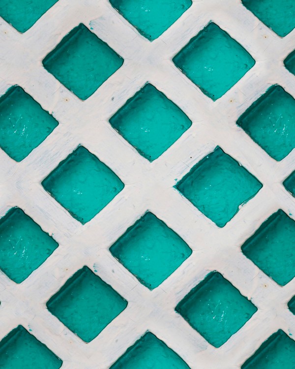 CONCRETE PATCH Turquoise Wallpaper