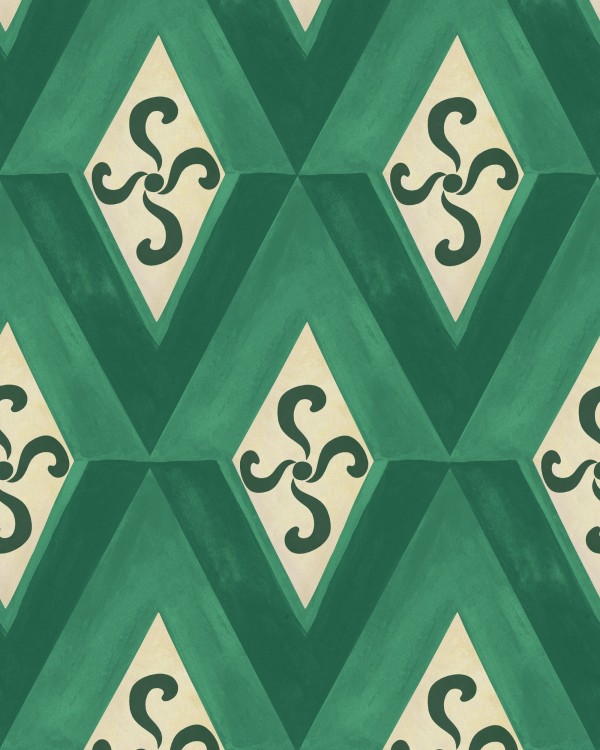 GIRANDOLA Emerald Wallpaper 