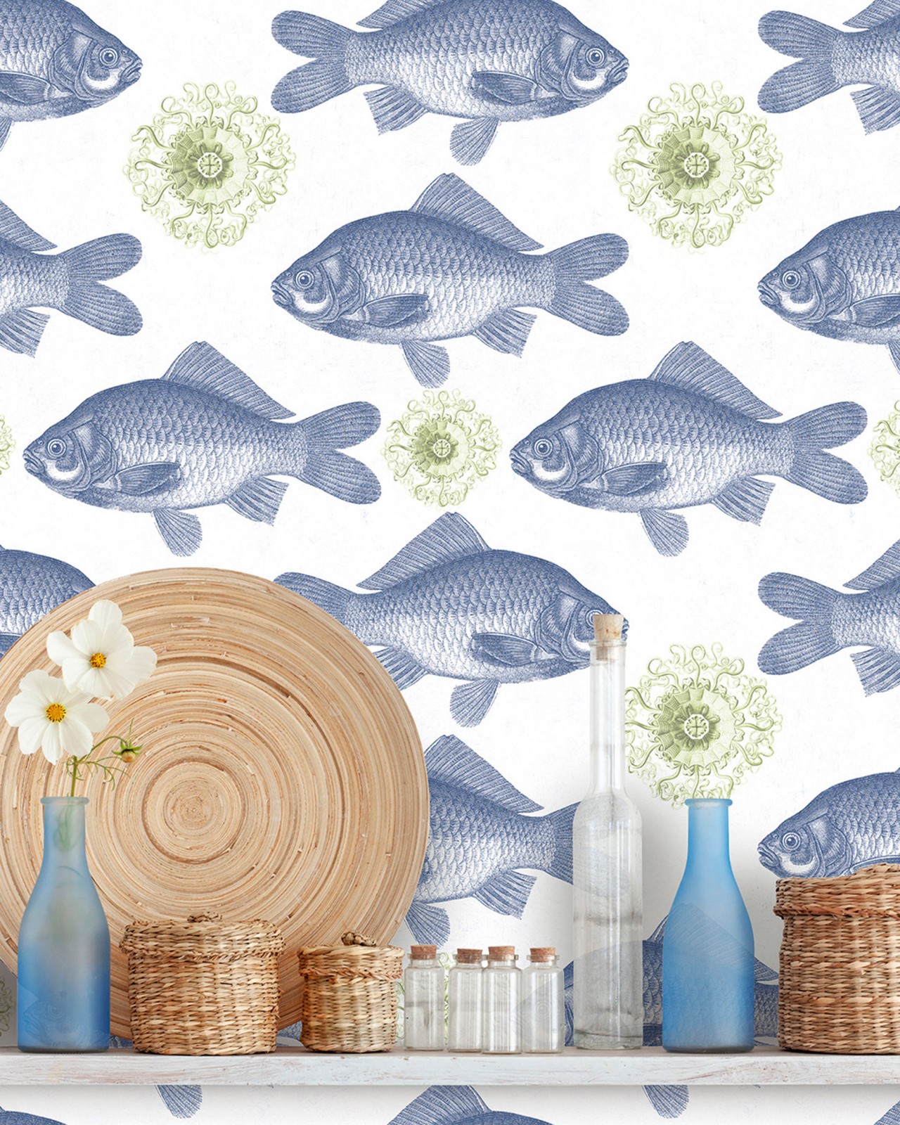 FISH Blue Wallpaper
