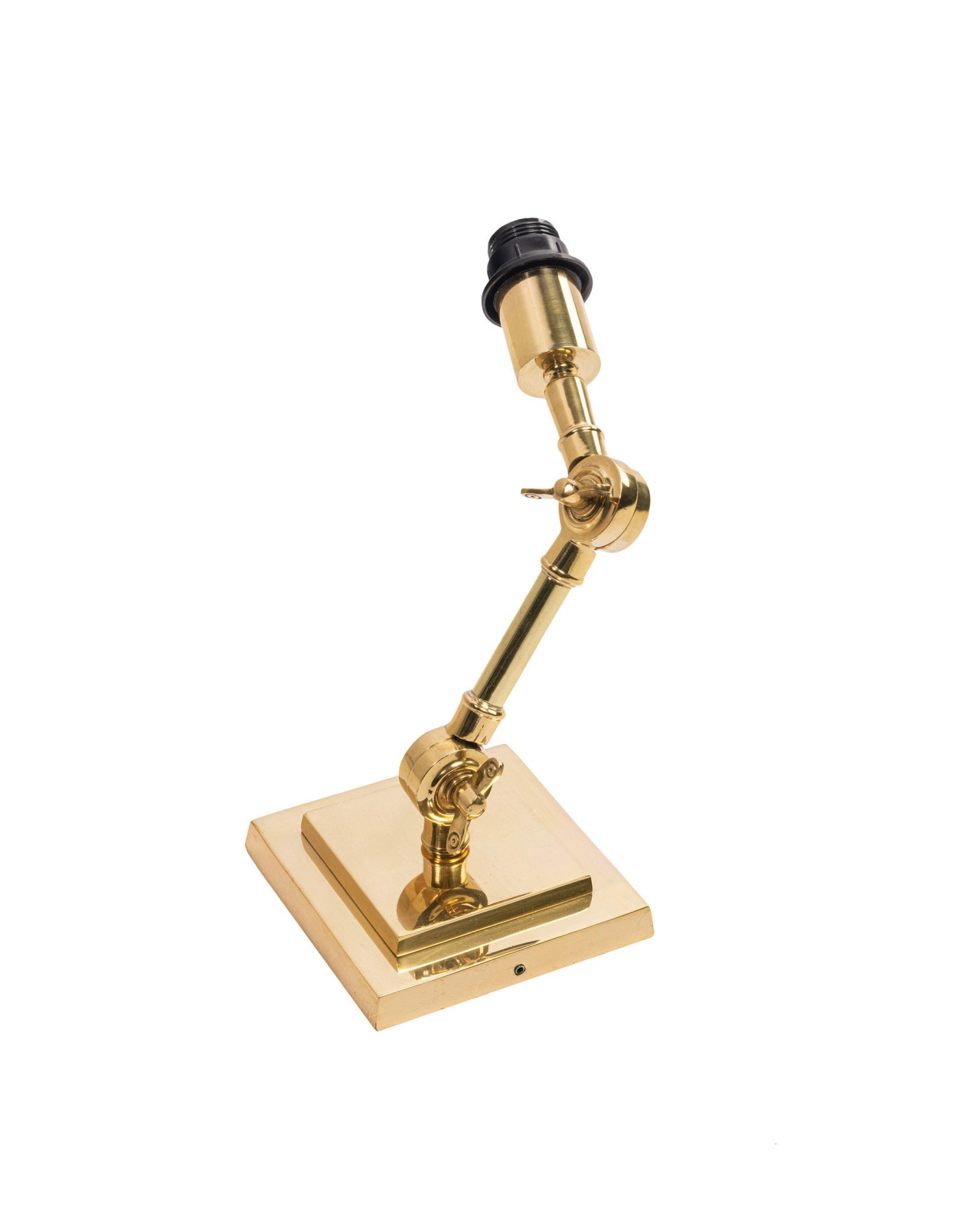 JOYCE Single Arm Sconce in Polished Brass