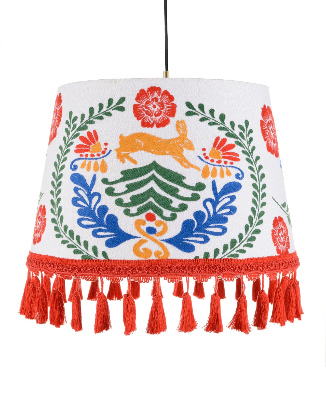 THE HARE Embroidered Pendant Lamp
