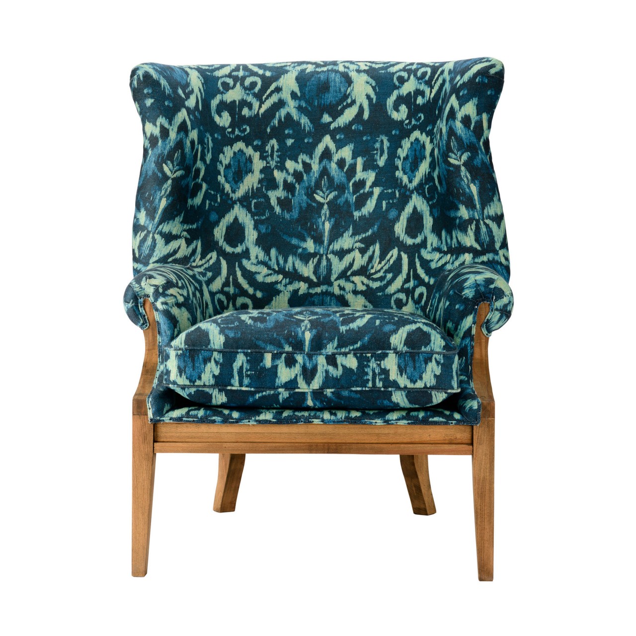WILLIAM DECONSTRUCTED WING CHAIR - IONIAN Linen