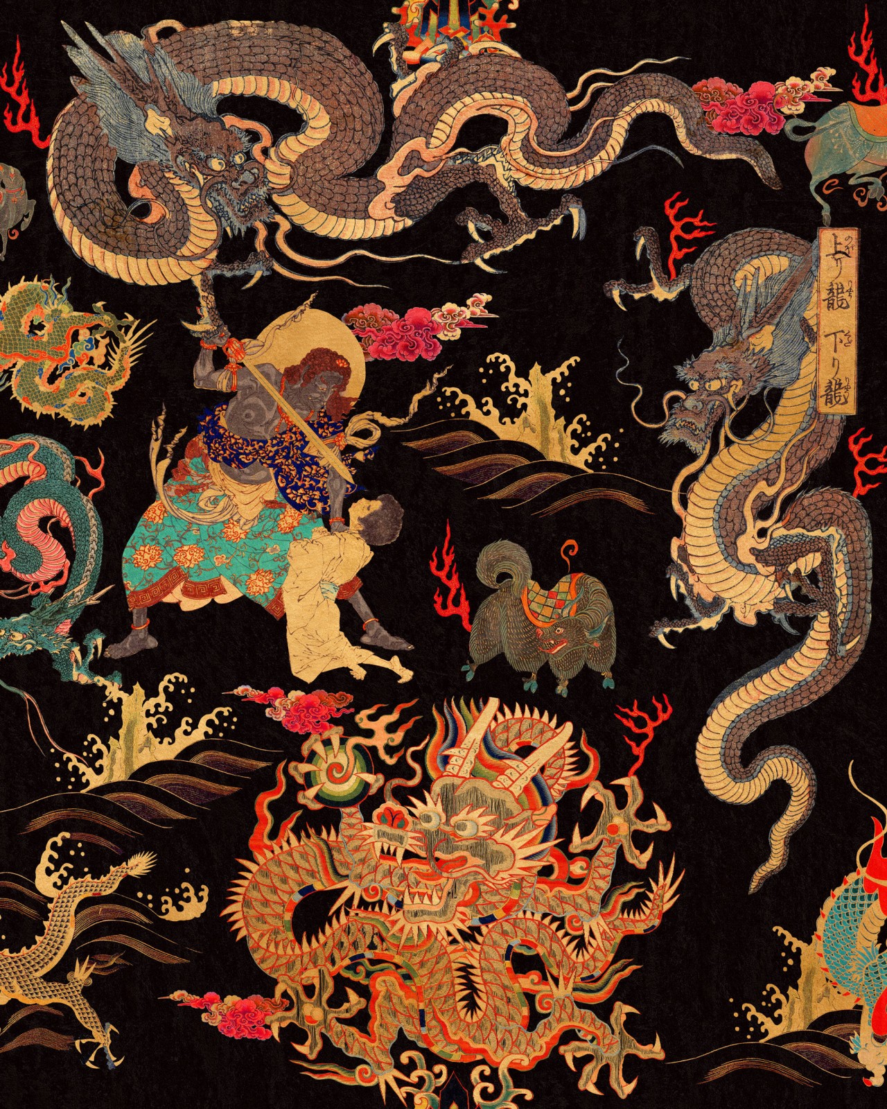 DRAGONS OF TIBET Wallpaper