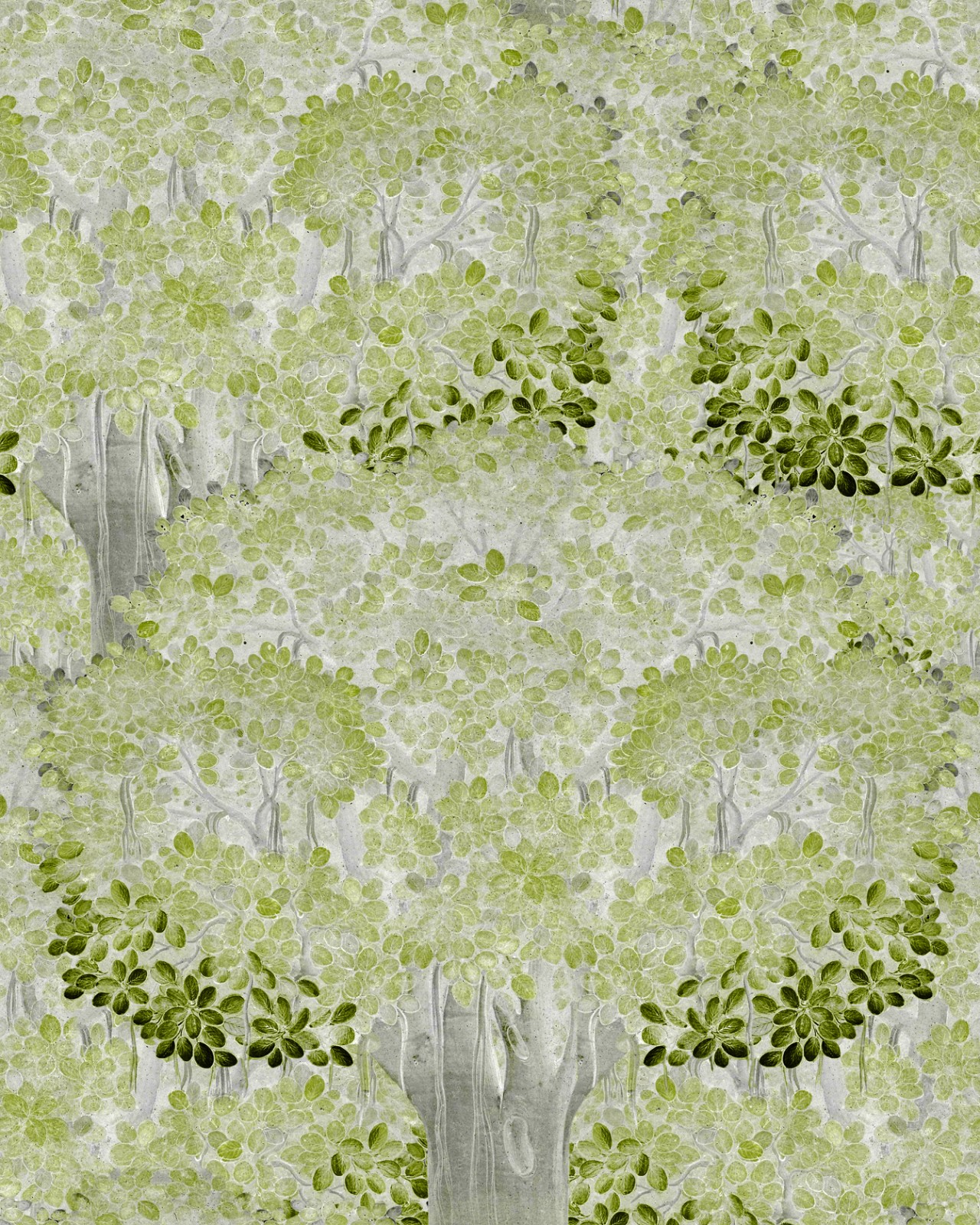 SAVAGE LEAVES Green Wallpaper