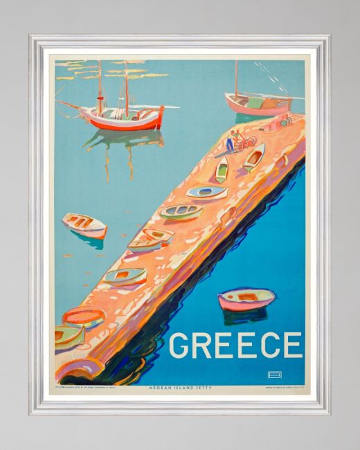 greek travel posters